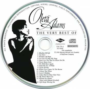 CD Oleta Adams: The Very Best Of 38715