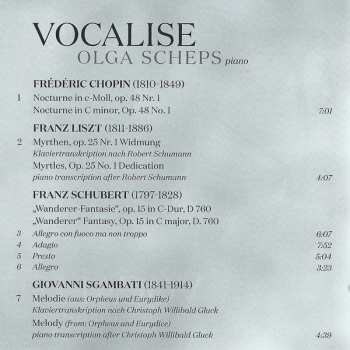 CD Olga Scheps: Vocalise 122520
