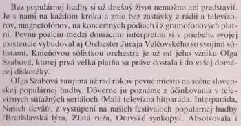 LP Oľga Szabová: Oľga Szabová, Orchester Juraja Velčovského CLR 438963