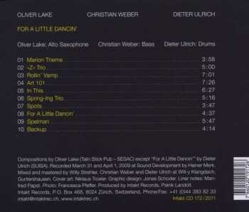 CD Oliver Lake: For A Little Dancin' 448526