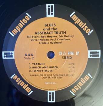 LP Oliver Nelson: The Blues And The Abstract Truth 59468