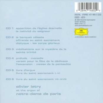 6CD/Box Set Olivier Messiaen: Complete Organ Works 45182