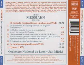 CD Olivier Messiaen: Et Exspecto Resurrectionem Mortuorum , Le Tombeau Resplendissant , Hymne 123442