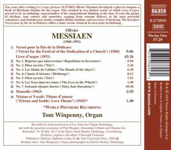 CD Olivier Messiaen: Livre D'Orgue 181026