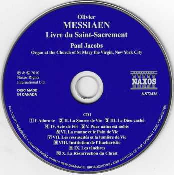 2CD Olivier Messiaen: Livre Du Saint-Sacrement 244542