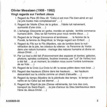 2CD Olivier Messiaen: Vingt Regards Sur L'enfant Jésus 433715