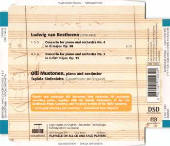 SACD Olli Mustonen: Beethoven: Piano Concertos Nos. 4 & 5 350226