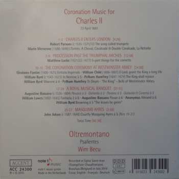 CD Oltremontano: Coronation Music For Charles II 122111