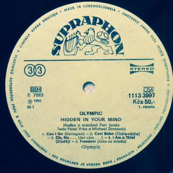 LP Olympic: Hidden In Your Mind 426001