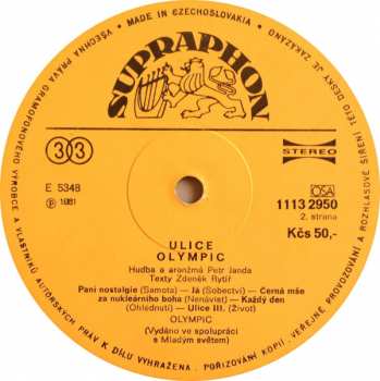 LP Olympic: Ulice 99056