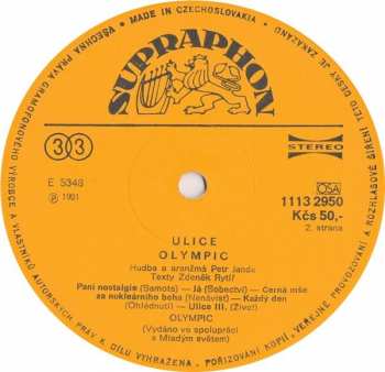 LP Olympic: Ulice 411312