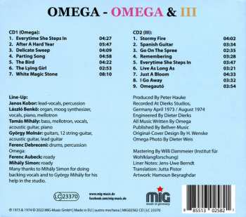 2CD Omega: Omega & III DIGI 387889