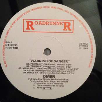 LP Omen: Warning Of Danger 300396