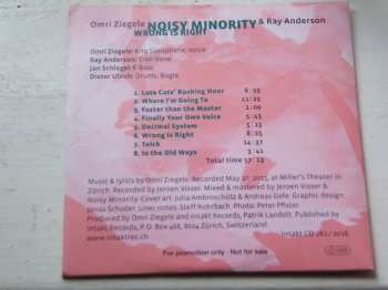 CD Omri Ziegele: Wrong Is Right 519241