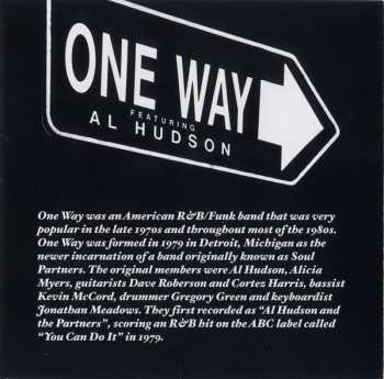 CD One Way: One Way Featuring Al Hudson 288156