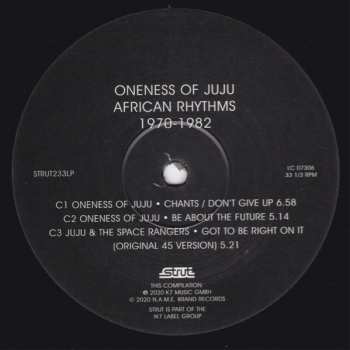3LP Oneness Of Juju: African Rhythms 1970-1982 77403