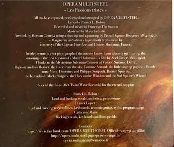 CD Opera Multi Steel: Les Passions Tristes DIGI 539257