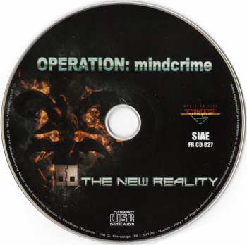 CD Operation: Mindcrime: The New Reality 25090