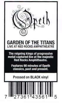 2LP Opeth: Garden Of The Titans (Opeth Live At Red Rocks Amphitheatre) CLR 13774