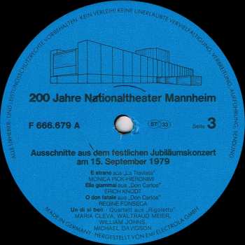 2LP Orchester Des Nationaltheaters Mannheim: Galakonzert Der Mannheimer Oper (200 Jahre Nationaltheater Mannheim) (2xLP) 366340