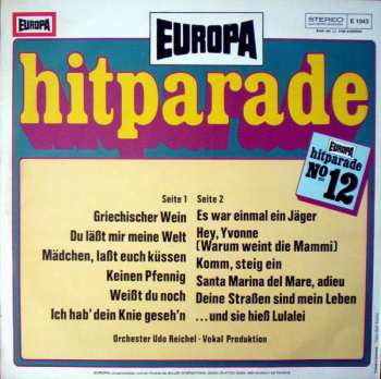 LP Orchester Udo Reichel: Europa Hitparade 12 50178
