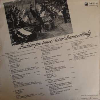 LP Orchestr Československé Televize: Zadáno Pro Tanec (For Dancers Only)