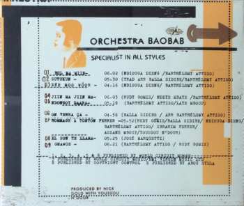 CD Orchestra Baobab: Specialist In All Styles 173852