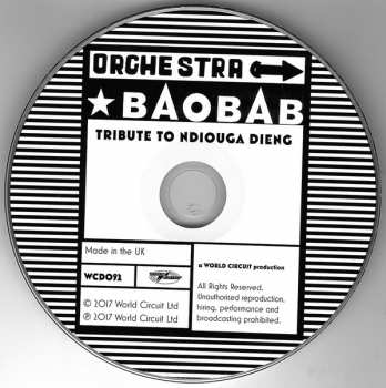 CD Orchestra Baobab: Tribute To Ndiouga Dieng 318978