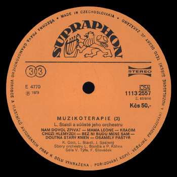 LP Orchestra Ladislav Štaidl: Muzikoterapie 3 309851
