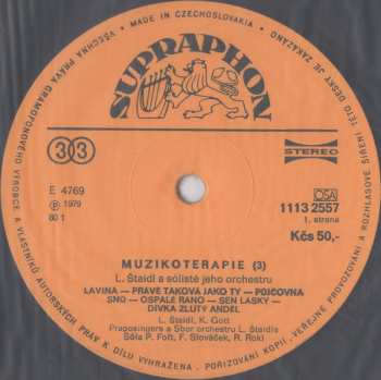 LP Orchestra Ladislav Štaidl: Muzikoterapie 3 396489