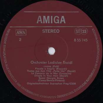 LP Orchestra Ladislav Štaidl: Orchester Ladislav Štaidl 505906