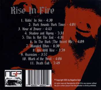 CD Order Of The Static Temple: Rise In Fire 96660