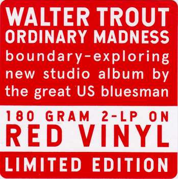 2LP Walter Trout: Ordinary Madness LTD | CLR 26631