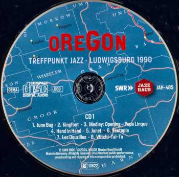 2CD Oregon: Treffpunkt Jazz • Ludwigsburg 1990