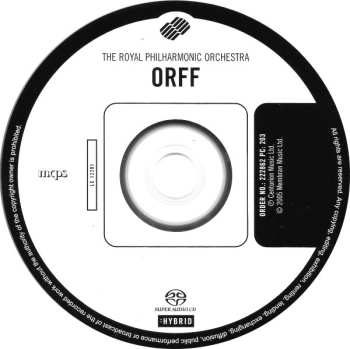 SACD Carl Orff: Orff