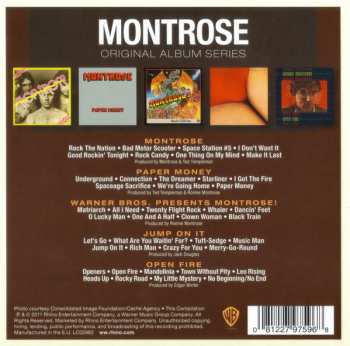 5CD/Box Set Montrose: Original Album Series 26829