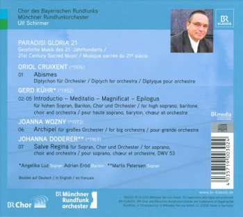 CD Oriol Cruixent: Paradisi Gloria 21 - Live World Premiere Recordings 116174