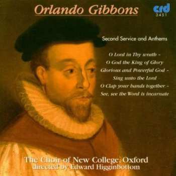 CD Orlando Gibbons: Second Service And Anthems 466550