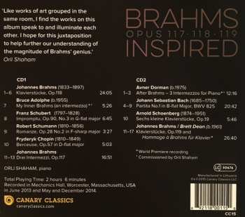 2CD Orli Shaham: Brahms Inspired 528512