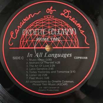 2LP Ornette Coleman: In All Languages 426756