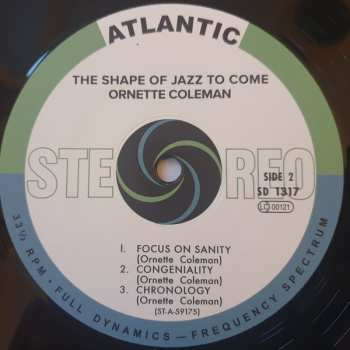 LP Ornette Coleman: The Shape Of Jazz To Come 122460