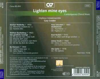 CD Orpheus Vokalensemble: Lighten Mine Eyes (Contemporary Choral Music) 384713