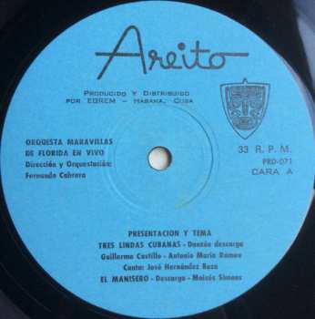 LP Orquesta Maravillas De Florida: En Vivo