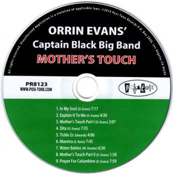 CD Captain Black Big Band: Mother's Touch