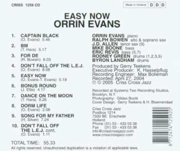 CD Orrin Evans: Easy Now 535985
