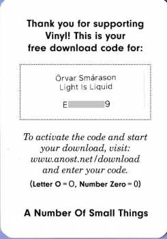 LP Örvar Þóreyjarson Smárason: Light Is Liquid 71956