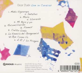 CD Oscar D' León: Live In Caracas 361086
