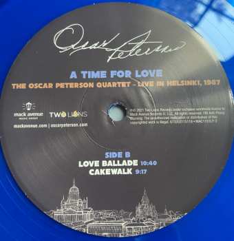 3LP Oscar Peterson: A Time For Love: The Oscar Peterson Quartet - Live In Helsinki, 1987 CLR 394442