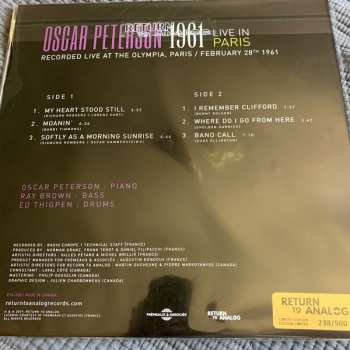 LP Oscar Peterson: Live In Paris 1961 LTD | NUM 59641