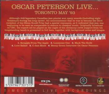 CD Oscar Peterson: Live...Toronto May '93 256916